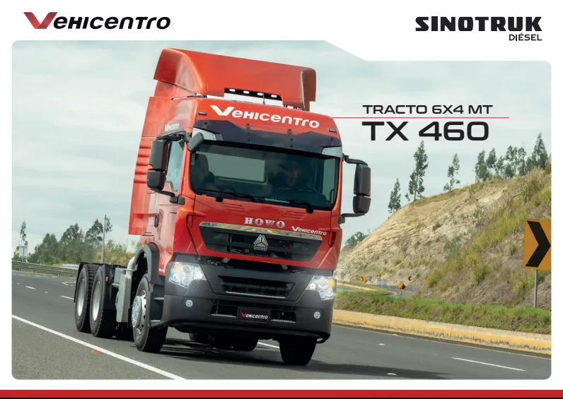 Camión Sinotruk TX 460 tracto 6x4 mt